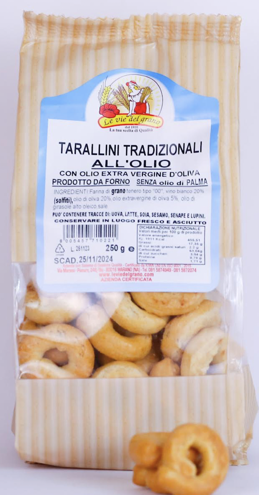 TARALLINI À L'HUILE D'OLIVE