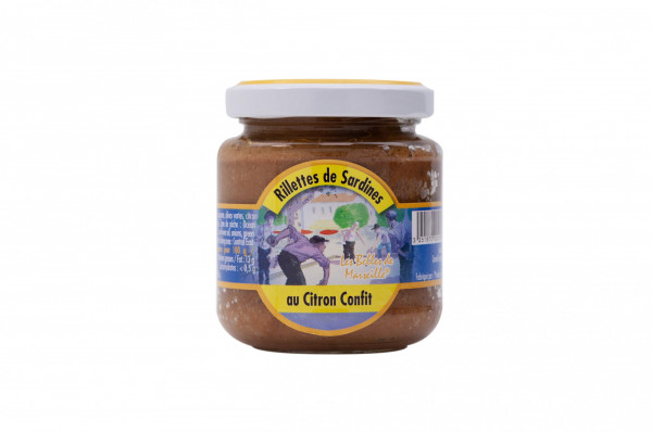 RILLETTES DE SARDINES AU CITRON CONFIT