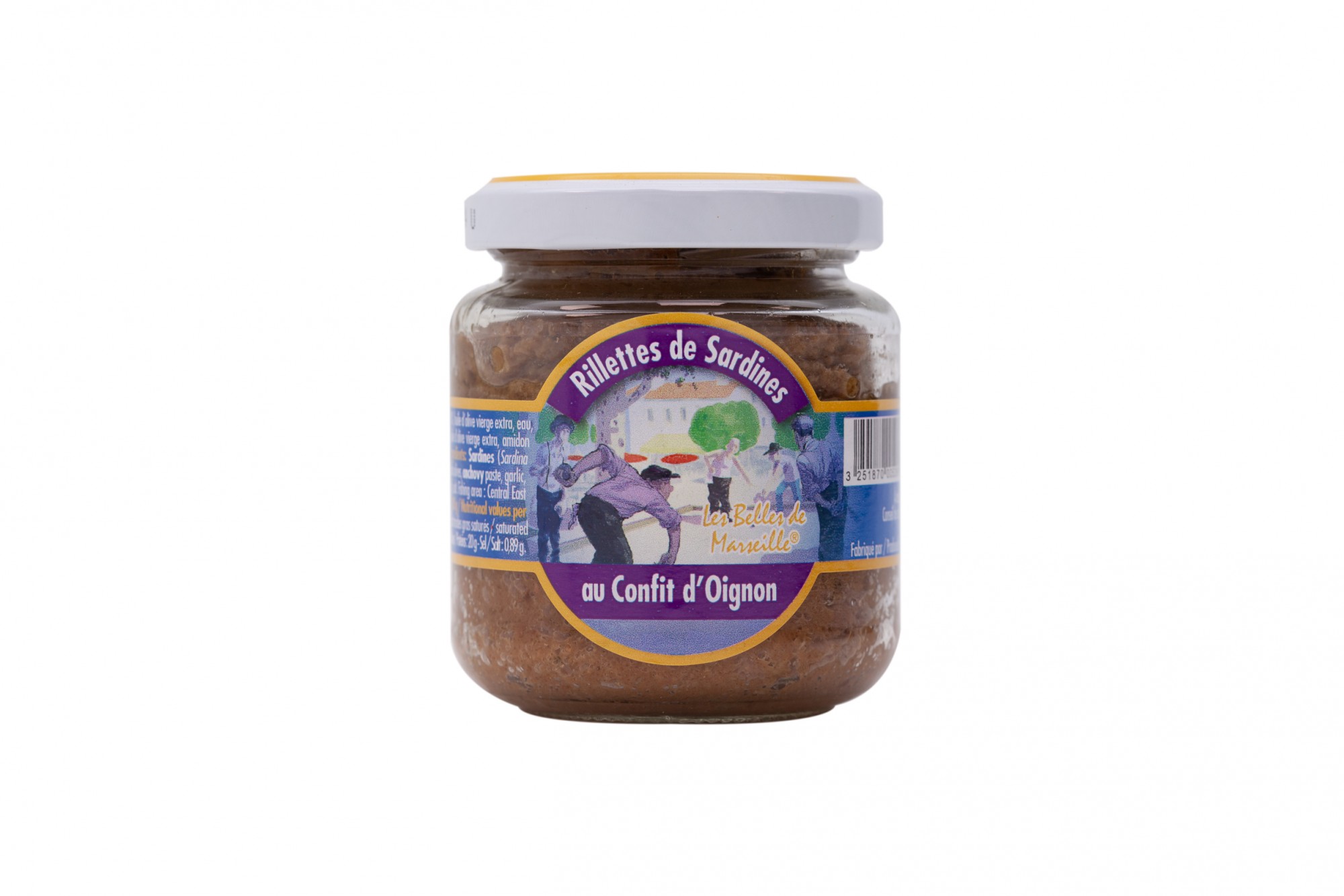 RILLETTES DE SARDINES AU CONFIT D'OIGNON
